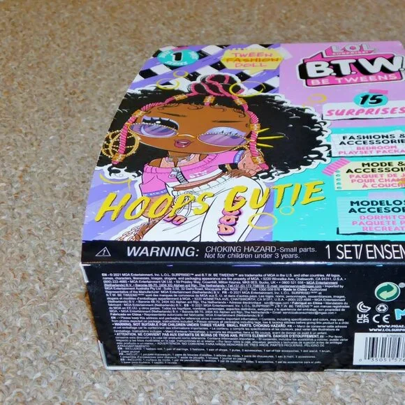 2021 MGA LOL Surprise Be Tweens 6" Hoops Cutie Fashion Doll MIB Brand New L.O.L. - Picture 8 of 11